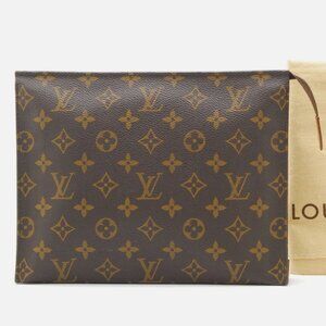 LOUIS VUITTON Toiletry Pouch 26 Monogram Discontinued Clutch Crossbody